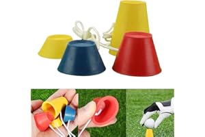 AMRTA Rubber Golf Tees for Range Mats Rubber Tees for Golf Mat Mixed Size, Winter Golf Tees Set with Different Heights for Frosty Days Hard Ground