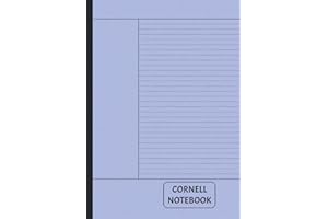 Cornell Notebook: A4 Cornell Note-Taking System Paper For High School, College, University Students