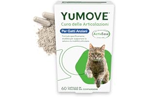 YuMOVE Joint Care Integratore Articolazioni per Gatti Anziani 8+ anni, 60 Compresse, Supporta la Mobilità e Rinforza le Articolazioni, con Glucosamina, Condroitina e Acido Ialuronico