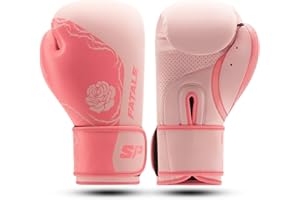 Starpro Guantes de boxeo para mujer, Muay Thai Pro Fight para mujer, guantes de entrenamiento de piel sintética, artes marciales, artes marciales, artes marciales, talla 8 oz, 14 oz