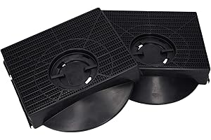 LUTH PREMIUM PROFI PARTS 2 x Filtro de carbón activado para Whirlpool Bauknecht 484000008581 Wpro CHF303 Typ 303 campana extractora