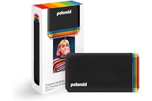Polaroid Hi-Print - 2nd Generation - Imprimante Portable 2x3 connectée Bluetooth, imprimante à Sublimation - Noir