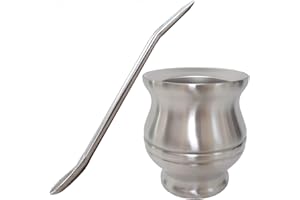 Fare clic per aprire la vista espansa Gaucho Bruno - Starter kit Yerba Mate con coppa Mate in acciaio inossidabile termico e bombilla | Facile da pulire | Alta qualità
