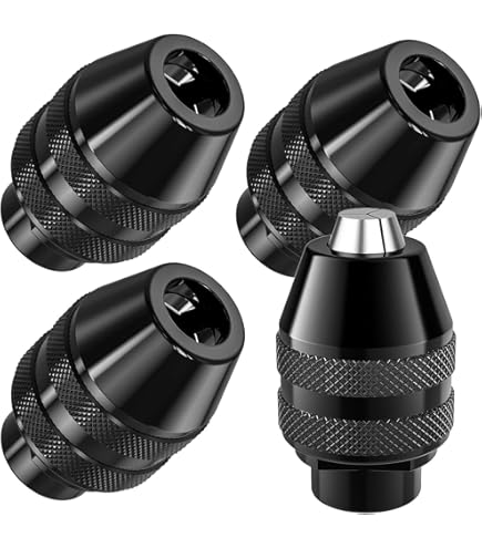 Mandrino Autoserrante M8x0.75 Per Utensili Rotanti - Acciaio Carbonio, Serraggio 0.3-3.4mm, No Chiave - Foto 9