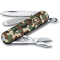 Victorinox Taschenmesser Classic SD Colors (7 Funktionen, Klinge, Schere, Nagelfeile), klein, Blister