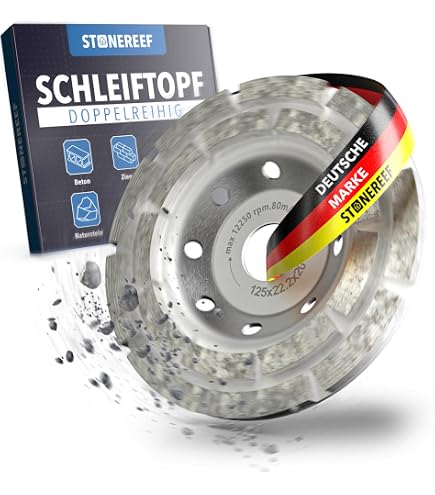 Disco Abrasivo Diamantato 230 Mm – Foro 22.23 Mm – Per Cemento, Calcestruzzo E Pietra