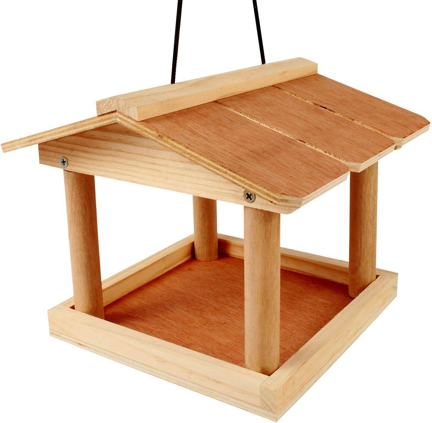 Elito Home & Garden New Bird Feeding Station Hotel Wild Bird Bath Feeder Outdoor Window Table Meal Feeder (Hanging Bird Table)