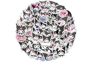 YOIMCKAY 100 Fogli di Simpatici Adesivi Impermeabili a Forma di Cartone Animato, Adesivi in​ Vinile Decorazioni fai da te Anime Kawaii per Bambini,Cute Cartoon Sticker per Valigia Moto Laptop Skateboard Tazza