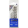 VTOOLS 5 Piece Drill Bit Set For Concrete Blue (4, 5, 6, 8, And 10 mm), VT3105