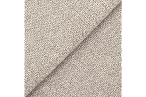 DESHOME Roma - Tissu au metre d'ameublement Hydrofuge h 140 cm pour Fauteuil Sofa et Chaise Beige foncé 1 mètre