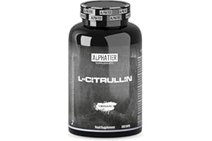 ALPHATIER SUPPLEMENTS Capsule L-Citrullina Malato - 360 Capsule Alto Dosaggio + Vegane - ALPHATIER Champion L-Citrullina Malato DL 2:1 - Fitness Bodybuilding - Qualità Premium senza Stearato di Magnesio
