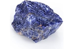XIANNVXI Cristal de Sodalite Bleue Pierre de Cristal de Sodalite Bleue Pierre de Cristal de Guérison Naturelle Pierre de Cristal Pierres Précieuses Une Pièce