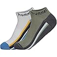 hummel Cano Men Pack Of 2 Socks | Ankle Length | Stylish | Durable | Comfortable | Breathable | Stretchable | Ideal for Running, Gym & Sports