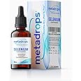 MetaDrops High-Potency Selenium Liquid Concentrate Drops - 100 Servings of Essential Trace Mineral Support - Immune, Antioxidant Rich, and Wellness Supplement