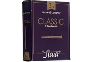 Steuer Anche Clarinette Sib Classic Design de Marc Charpentier Boîte de 10 anches, taille 3