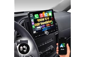 DYNAVIN Android Autoradio GPS pour Mercedes Sprinter Vito Viano Classe A, 10,1 Pouces Radio avec Wireless CarPlay et Android Auto | Head-up Display | Dab+ Radio: D9-MB10V Premium Flex