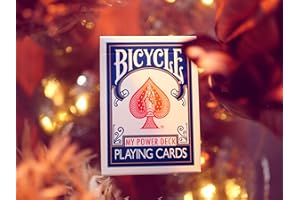 MAGICAPLANET My Power Deck - Jeu de Cartes marqué - 16 Tours de Magie Expliqués - Couleur de Dos Bleu