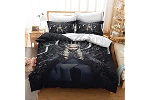 Goplnma Game of Thrones Bettwäsche 3D Digital Print Kinder Duvet Cover,Mikrofibre - Mit Kissenbezug (135×200cm,1)