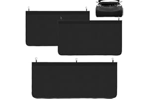 Rierousy Protective Mats for the Mudguard, 3-Piece Car Repair Mudguard Protector, Magnetic, Car Mudguard, Large Universal Format for Cars or SUVs (Style 2)