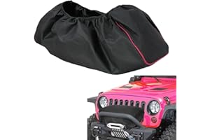 HELWEET Car Winch Cover, Winch Protection Cover, Dust cover, Provides Your Winch with Aesthetics and Protection from Dust, Water, and Sunlight