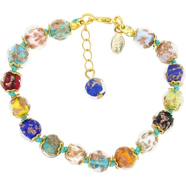 Glass Of Venice Murano Bracelet mosaïque - Multicolore, 20 centimètres, Verre, Cristal, 20 centimeters, Verre, NA
