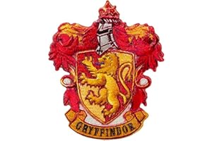 MONO-QUICK Mono Quick 18068 - Gryffindor - Parche termoadhesivo de Harry Potter, Hogwarts, Gryffindor Slytherin Hufflepuff Ravenclaw