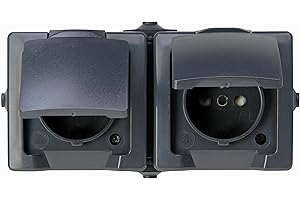 Kopp 137115006 Nautic MSK Prise 2 Prises Horizontale