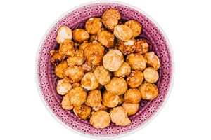 Genuss Berlin – Gebrannte Macadamia – 200g – Premium-Nüsse mit Karamell & Zimt – Süß-salzige Leckerei – Perfekter Snack & Geschenk – Edle Nascherei für Genießer – Knackige Macadamianüsse