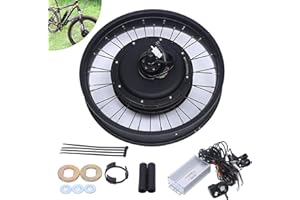 Lightakai Elektrofahrrad Umbausatz, 20 Zoll E-Bike Conversion Kit 48V 1000W Elektrofahrrad Hinterrad Umbausatz Motor E-Bike Conversion Kit (Hinterrad)