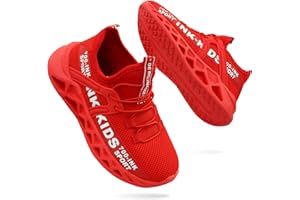 ANBIWANGLUO Bambina Scarpe da Ginnastica Ragazzo Scarpe da Corsa Ragazza Leggero Mesh Atletico Leggero per Unisex Ragazzi Ragazze Sneaker