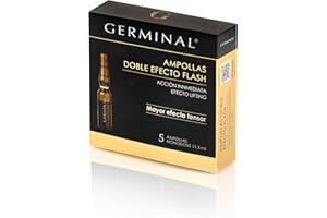 Germinal Sérum Facial Doble Efecto Flash con Proteínas de Maíz y Extractos de Ginseng, 1.5 ml x 5 Ampollas