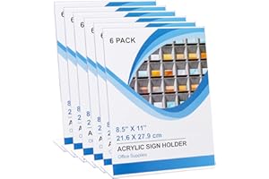 Boxalls Soporte de signo de acrílico, Pantalla de soporte de papel de documento de plástico A4, Menú Publicidad Soporte de aviador para restaurante, hotel, oficina y tienda (transparente)