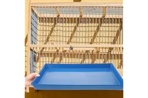 TOYANDONA HundekäFig Bodenschale Aus Kunststoff wasserdichte Hunde-Toilettenschale FüR Wohnung Und Garten Wiederverwendbares Urin-Tablett FüR Kleintiere Und Kaninchen 17.3X11.4X1.1 Zoll