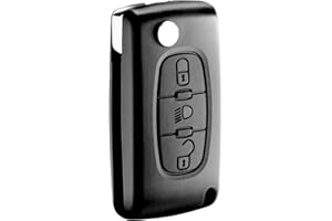 Jongo CE0536 3-przyciskowa osłona kluczyka, reflektor kompatybilny z Citroen C4 C5 C6 Picasso Grand Picasso z pilotem + szpilki