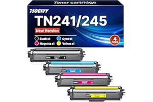 TN241/245 Kompatibel für Brother MFC 9332CDW Toner TN-241 Toner für Brother DCP 9022CDW Toner MFC 9142CDN Toner HL-3142CDW Toner MFC-9332CDW HL-3152CDW HL-3140CW für DCP 9022CDW TOMMEL (4er-Pack)