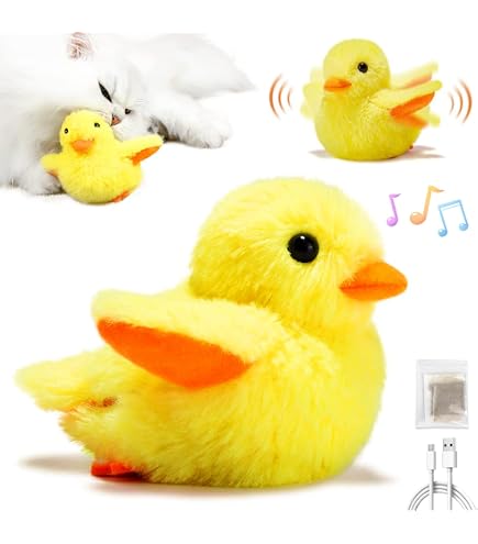 Elektrisches Katzenspielzeug – Interaktiver Flatternder Vogel Mit Katzenminze, USB-aufladbar
