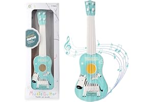 victob Ukulele for Kids - 36cm Toy Guitar with 4 Adjustable Strings, Toddlers Mini Musical Instruments Educational Learning Toy, Birthday for Boys Girls (Green)