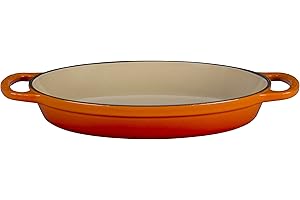 Le Creuset Signature Cast Iron 24cm Oval Gratin Dish Volcanic