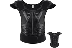 SAMGER SAMGER Samger Bambini Gilet Protettivo Torace Schiena Proteggi per Ciclismo Pattinaggio Motocross (L)