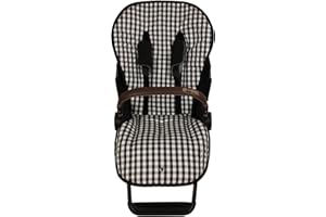 TititNins© - Colchoneta Silla Paseo para Cybex Priam y Mios Platinum 2025 | Acolchado Extra Confortable | 100% Algodón | VICHY NE