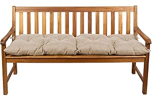 Gutekissen Cuscino per panchina Cuscino per sedia Hollywood Swing Garden LS (150x50, Beige)