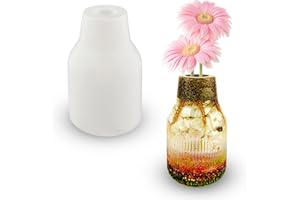 Tuxuzal Vase Epoxidharz Silikonform DIY Vases Resin Formen, Epoxidharz Silikon Vase Formen zur Herstellung von Stifthaltern, Vasen, Kristallflaschen, Aufbewahrungsflaschen und dekorativen Ornamenten