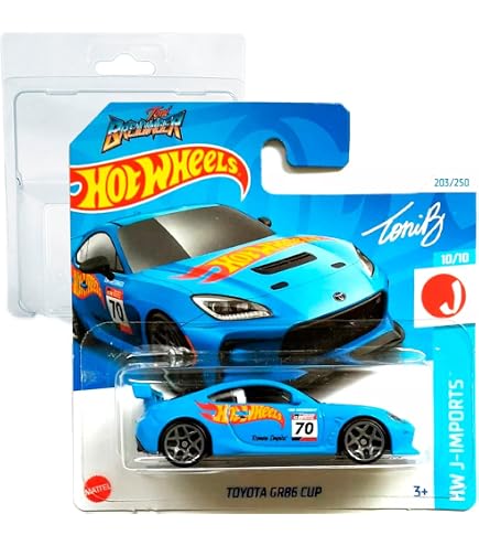 Hot Wheels Toyota GR86 Cup Compact Kings – 1/64 Modellauto In Orange, Limitierte Edition 79/250
