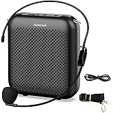 Norwii S358 Portable Voice Amplifier with Wired Headband Microphone | 10W, 4000mAh, AUX &amp; USB-C, Personal Speaker for Teacher