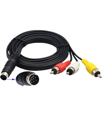 INNOV8 Cavo Audio 1,5m – Spina DIN 5 Pin Maschio A 4 RCA Phono Maschio