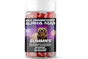 EYSANESHOP Alpha Man Male Enhancement Gummies Suitable for Vegans 30 Gummies