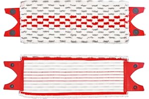 MEROM Recharge Vileda Serpillere/Set de 2 Serpillere Vileda/ Recharge Vileda Balai Serpillere / Vileda Recharge Ultramax pour Les Systèmes De Balais à Plats Vileda / pour Tous Types De Sols