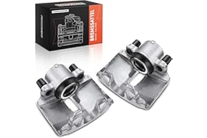 Frankberg 2x Brake Caliper Disc Brake Front Left Right Compatible with Golf Plus Golf V Golf VI P.a.s.s.a.t Fabia II Fabia III A3 O.c.t.a.v.i.a II C.a.d.d.y III Replace# 1K0615123E