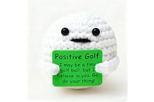 DvBCNMe Golf Geschenke, Lustige Golf-Geschenke, Häkel-Golfball-Charakter, Kreative und Humorvolle Geschenkidee, – Perfekt für Weihnachten und Geburtstagsgeschenke