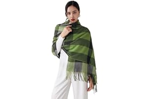 Adicloz Sciarpa Donna Inverno Moda, Donna Inverno Scialle Wrap Maglia Scialle Inverno Donna Poncho Donna, Cappotto Grandi Tartan Stola Pashmina Nappe morbido